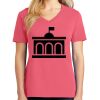 Cotton Women's V-neck Tee sing united test Thumbnail