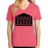 Cotton Women's V-neck Tee sing united test Thumbnail