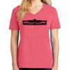 Cotton Women's V-neck Tee sing united test Thumbnail