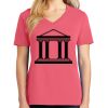 Cotton Women's V-neck Tee sing united test Thumbnail