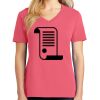 Cotton Women's V-neck Tee sing united test Thumbnail