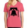 Cotton Women's V-neck Tee sing united test Thumbnail
