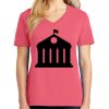 Cotton Women's V-neck Tee sing united test Thumbnail