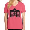 Cotton Women's V-neck Tee sing united test Thumbnail