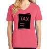 Cotton Women's V-neck Tee sing united test Thumbnail