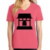 Cotton Women's V-neck Tee sing united test Thumbnail