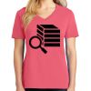 Cotton Women's V-neck Tee sing united test Thumbnail