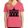 Cotton Women's V-neck Tee sing united test Thumbnail