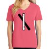 Cotton Women's V-neck Tee sing united test Thumbnail